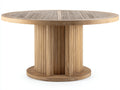 Tavolo da giardino - Teak massello - 150 x 150 x 76 cm - Beige legno - Design contemporaneo
