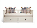 Divano letto - Legno - 195x92x86 cm - Bianco - Tradizionale